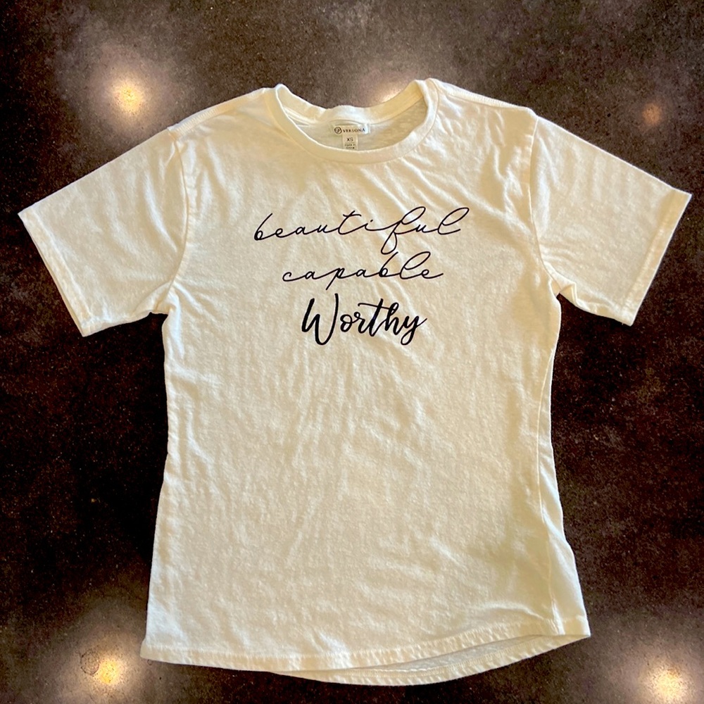 Inspirational T-shirt~never worn~has been washed